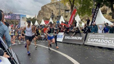 Nevşehir’in Ürgüp ilçesinde düzenlenen Salomon Kapadokya Ultra Trail Koşusu, 78