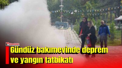 Afyonkarahisar’ın Bolvadin ilçesindeki Prof. Dr. Şehabettin Yiğitbaşı Gündüz Bakımevi’nde, minik