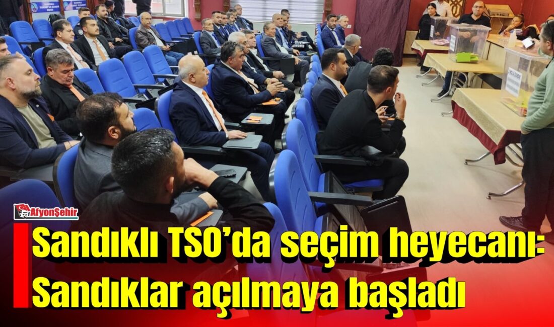 Sandıklı Ticaret ve Sanayi Odası’nda (TSO) seçim heyecanı yaşanıyor. 498