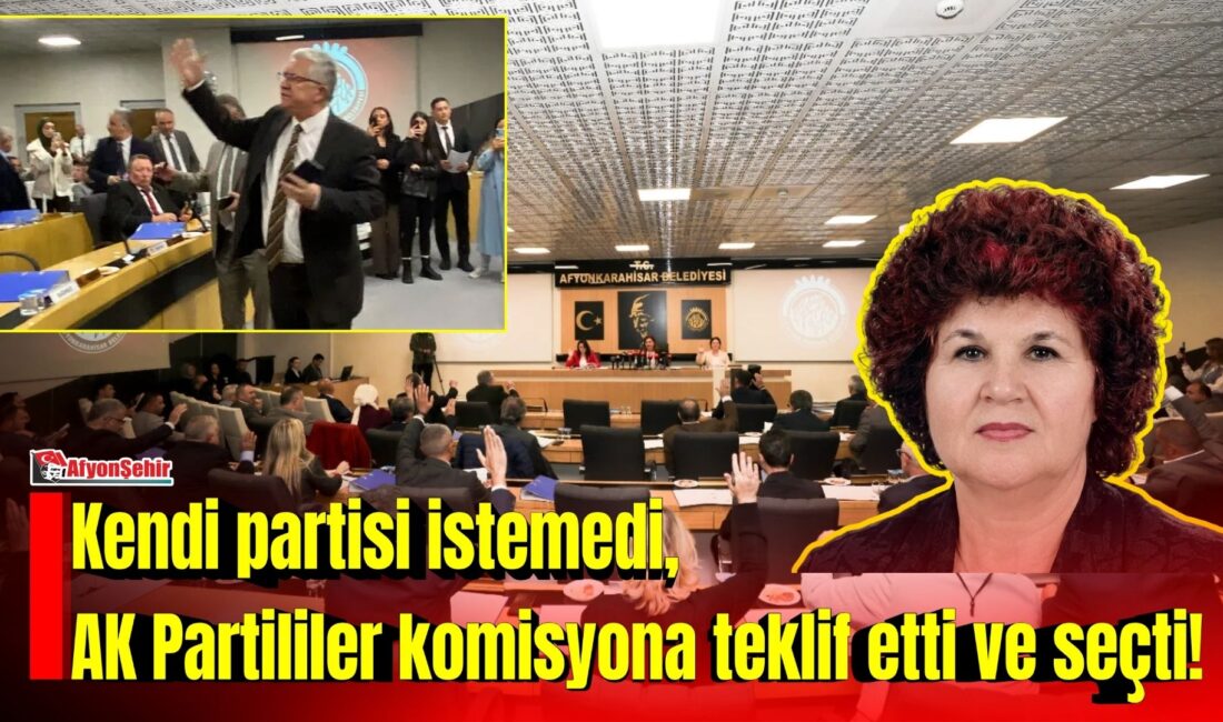 Afyonkarahisar Belediye Meclisi'nin ekim ayı toplantısının sonunda ihtisas komisyonlarında görev