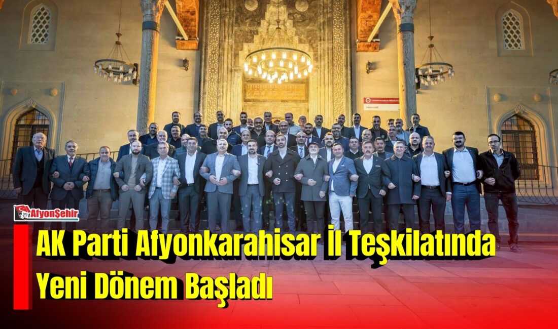AK Parti Afyonkarahisar İl Başkanı Dr. Özgür Kavak ve İl
