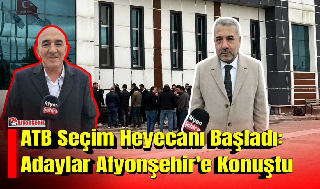 Afyonkarahisar Ticaret Borsası’nda başkanlık seçimi heyecanı başladı. Mevcut Başkan Mehmet