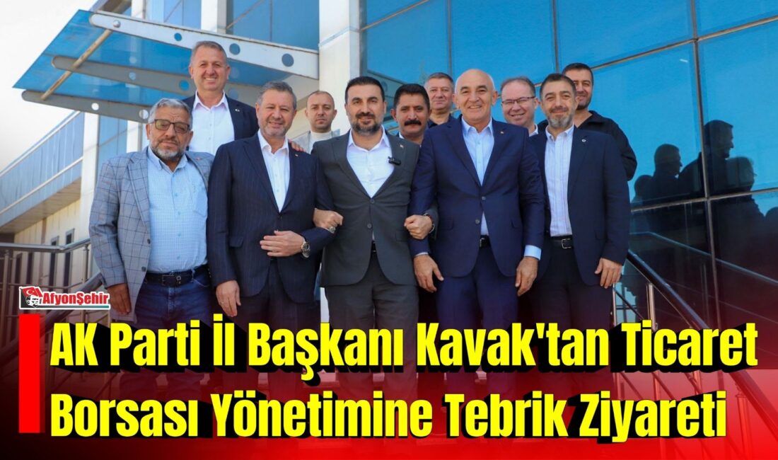 AK Parti Afyonkarahisar İl Başkanı Dr. Özgür Kavak ve il