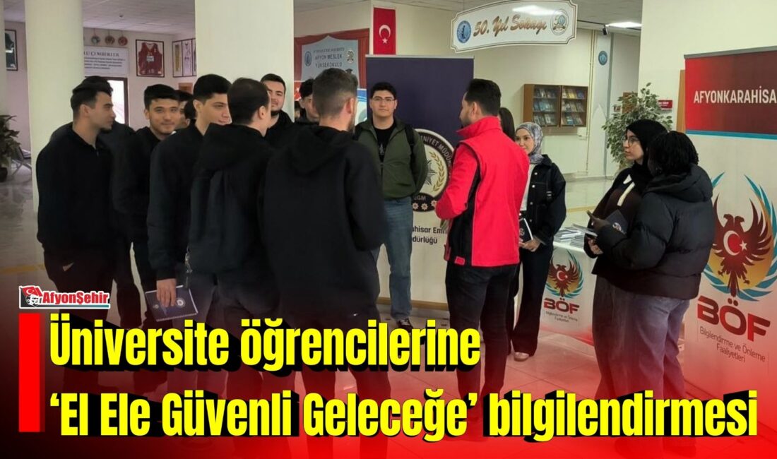 Afyonkarahisar İl Emniyet Müdürlüğü görevlileri tarafından, Afyon Kocatepe Üniversitesi (AKÜ)