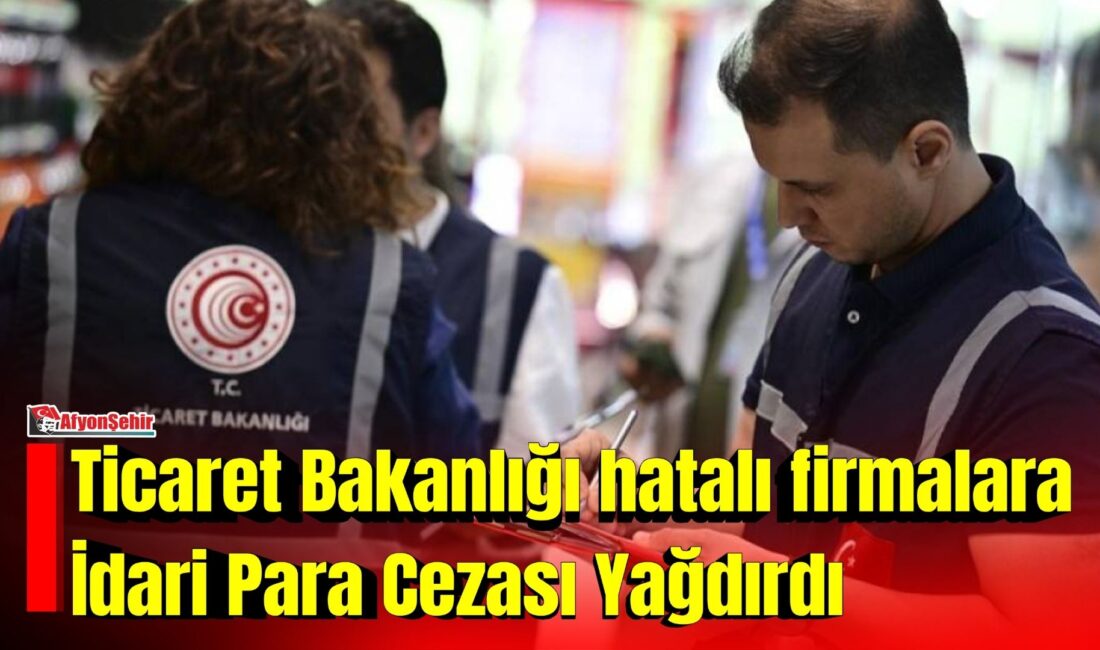 Ticaret Bakanlığı İç Ticaret Genel Müdürlüğü tarafından otomotiv, stokçuluk, emlak,