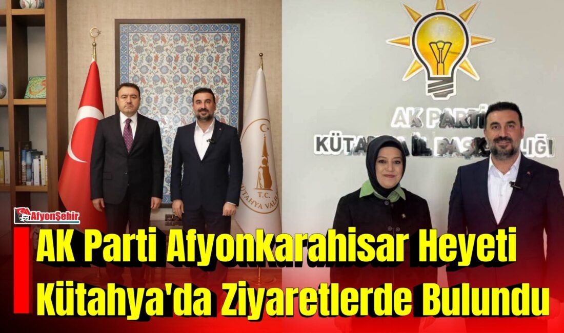 AK Parti Afyonkarahisar İl Başkanı Dr. Özgür Kavak, teşkilat çalışmaları