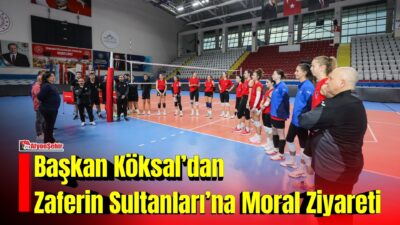 Afyonkarahisar Belediye Başkanı Burcu Köksal, Vodafone Sultanlar Ligi’nde mücadele eden