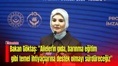 Aile ve Sosyal Hizmetler Bakanı Mahinur Özdemir Göktaş, "Düzenli nakit