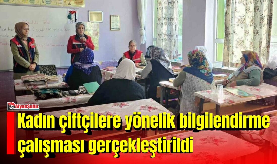 Afyonkarahisar’da kadın çiftçilerin hayvansal üretim konusunda bilgi ve farkındalıklarının artırılması