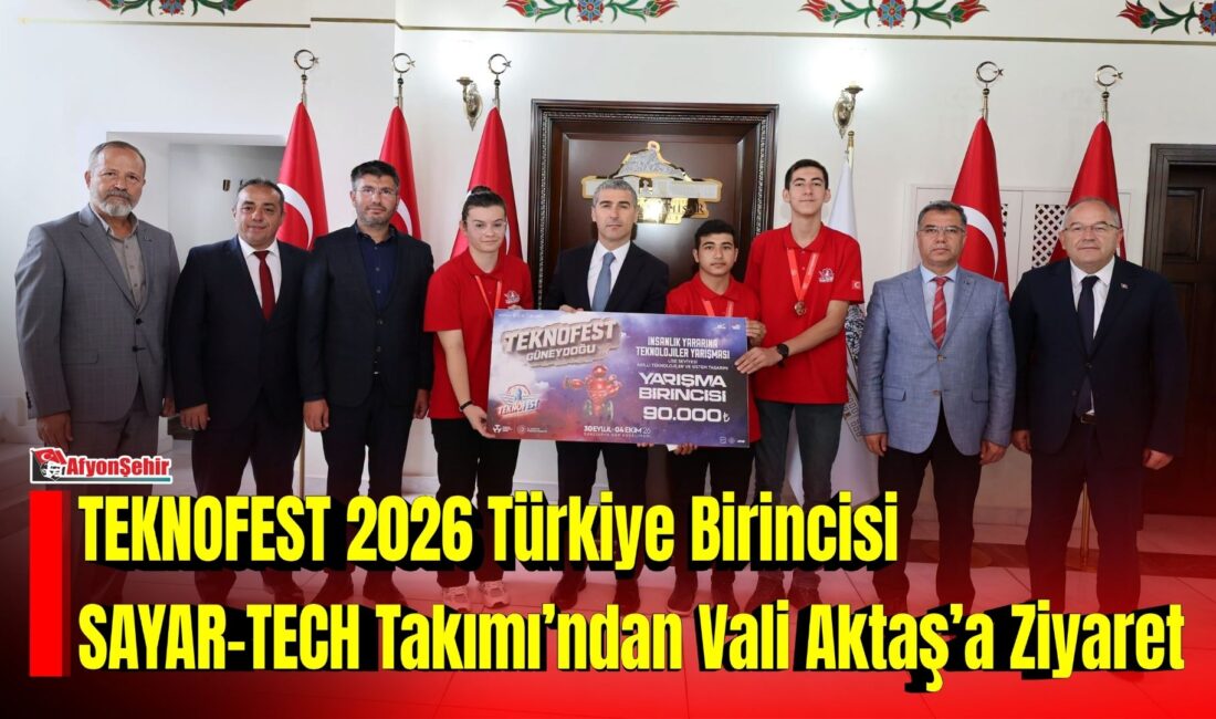 TEKNOFEST 2026’da Türkiye birincisi olarak büyük bir başarıya imza atan