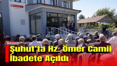 Afyonkarahisar’ın Şuhut ilçesinde, Mehmet Akif Ersoy Mahallesi Yarışlı Caddesi’nde yapımı