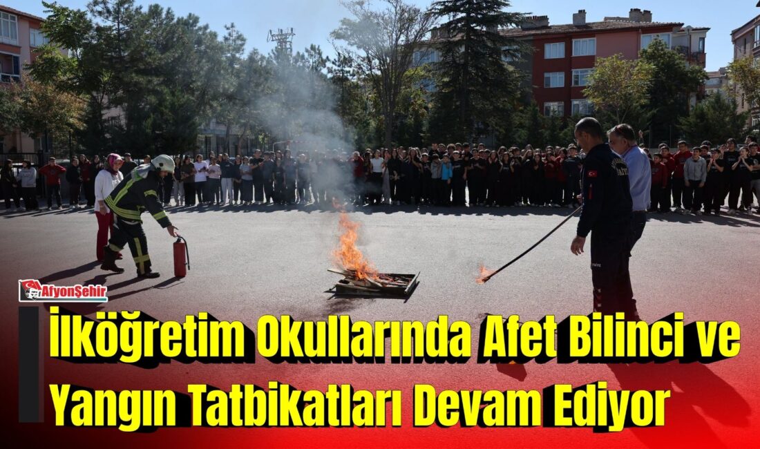 Afyonkarahisar Belediyesi Afet İşleri ve Risk Yönetimi Müdürlüğü ile İtfaiye