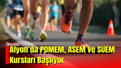Afyonkarahisar Belediyesi tarafından polislik sınavlarına hazırlanan adaylara yönelik POMEM, ASEM