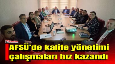 Yükseköğretim Kalite Kurulu (YÖKAK) Kurumsal Akreditasyon Programı (KAP) kapsamında Afyonkarahisar