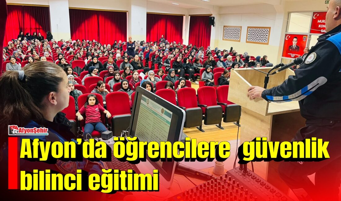 Afyonkarahisar İl Emniyet Müdürlüğü ekipleri, TOBB Kız Anadolu İmam Hatip