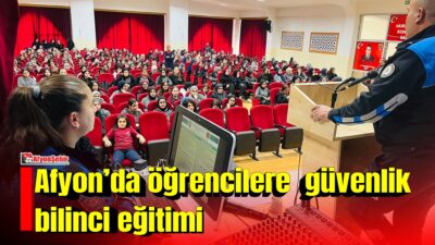 Afyonkarahisar İl Emniyet Müdürlüğü ekipleri, TOBB Kız Anadolu İmam Hatip