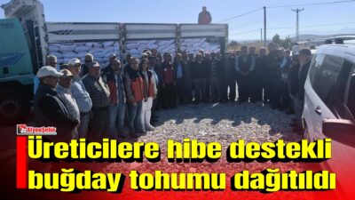 Afyonkarahisar İl Tarım ve Orman Müdürlüğü tarafından tarımsal üretimin desteklenmesi,