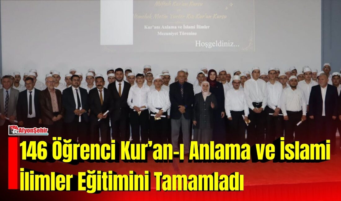 Afyonkarahisar’da hafızlık eğitimlerinin ardından Kur’an-ı Anlama ve İslami İlimler alanındaki