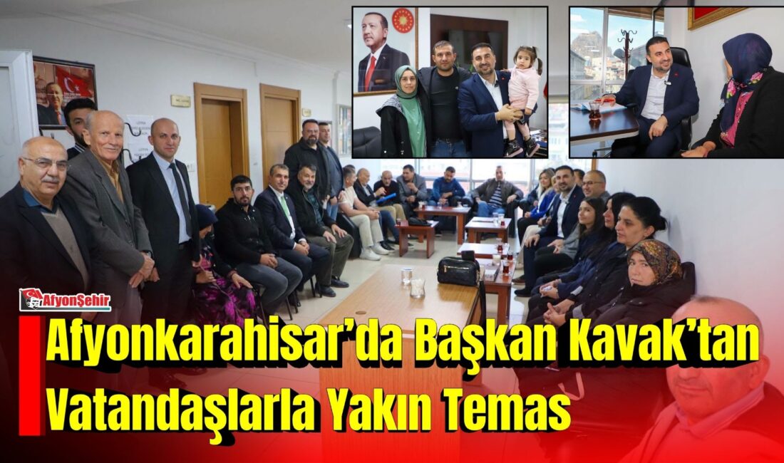 AK Parti Afyonkarahisar İl Başkanlığı, İl Başkanı Dr. Özgür Kavak’ın