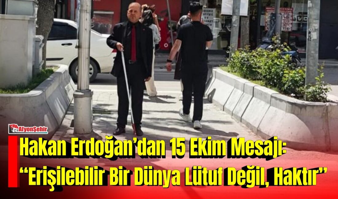 Altı Nokta Körler Derneği Afyonkarahisar Şube Başkanı ve Eğitimden Sorumlu