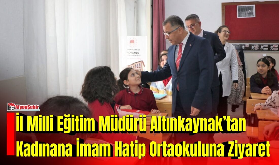 Afyonkarahisar İl Milli Eğitim Müdürü İsmail Altınkaynak, Şube Müdürü Onur