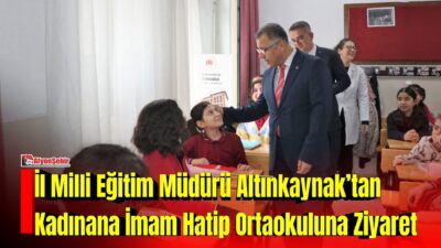 Afyonkarahisar İl Milli Eğitim Müdürü İsmail Altınkaynak, Şube Müdürü Onur