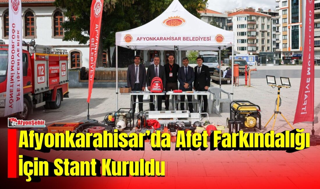 Afyonkarahisar Belediyesi Afet İşleri ve Risk Yönetimi Müdürlüğü ile İtfaiye