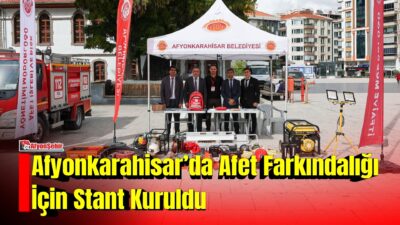Afyonkarahisar Belediyesi Afet İşleri ve Risk Yönetimi Müdürlüğü ile İtfaiye