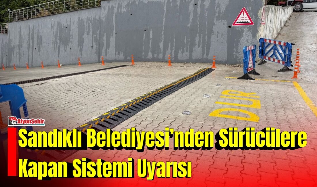 Sandıklı Belediyesi, yeni Belediye Hizmet Binası’nın arkasında bulunan otopark alanına