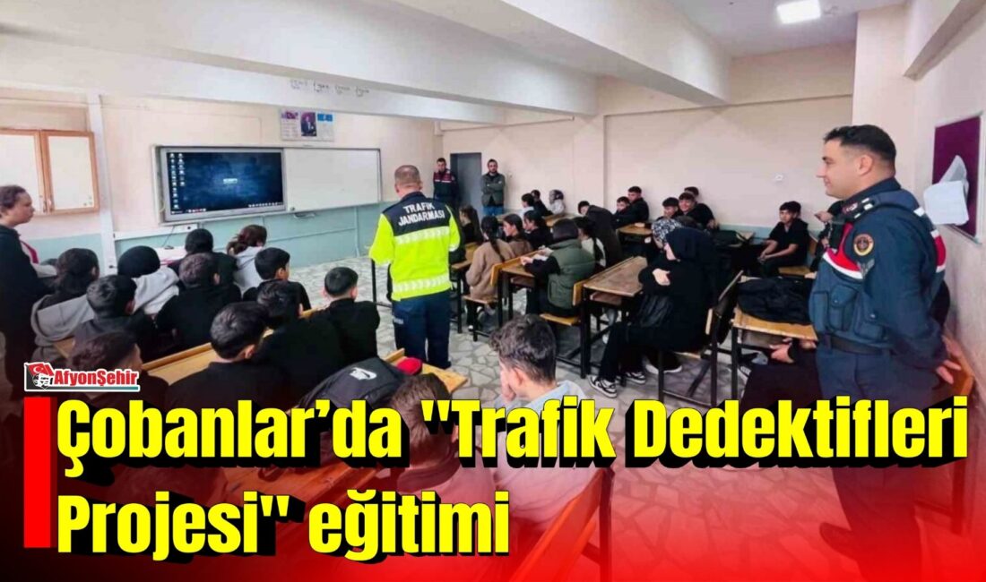Afyonkarahisar’ın Çobanlar ilçesine bağlı Kocaöz beldesindeki bir okulda, "Trafik Dedektifleri