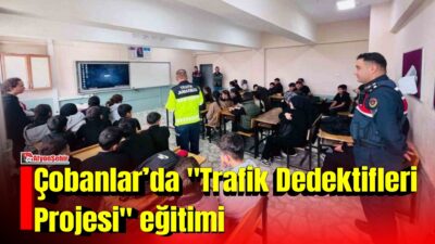 Afyonkarahisar’ın Çobanlar ilçesine bağlı Kocaöz beldesindeki bir okulda, "Trafik Dedektifleri