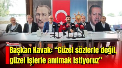 AK Parti Afyonkarahisar İl Başkanı Özgür Kavak ve yönetim kurulu