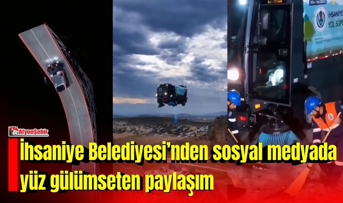 İhsaniye Belediyesi, sosyal medyada gündem olan uçan araç tasarımlarına gönderme