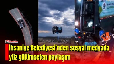 İhsaniye Belediyesi, sosyal medyada gündem olan uçan araç tasarımlarına gönderme