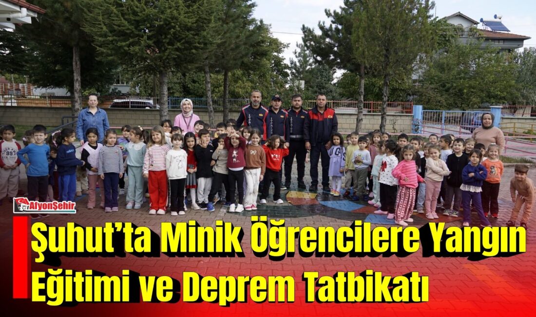 Şuhut Belediyesi İtfaiye Müdürlüğü ekipleri, Piri Reis Muhsin Düğüncü Anaokulu
