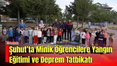 Şuhut Belediyesi İtfaiye Müdürlüğü ekipleri, Piri Reis Muhsin Düğüncü Anaokulu
