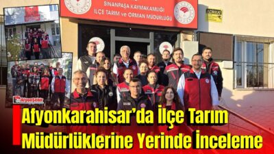 Afyonkarahisar İl Tarım ve Orman Müdürlüğü bünyesinde görev yapan şube