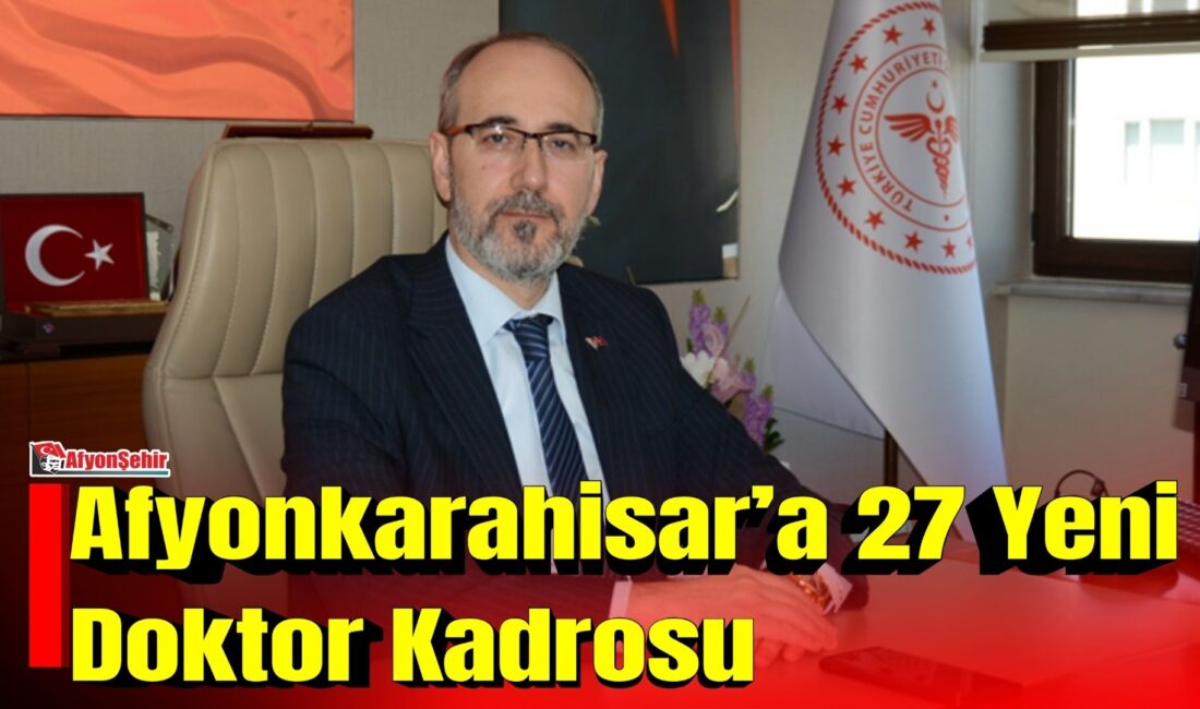 131.Dönem Devlet Hizmeti Yükümlülüğü ve Mazeret Kuraları kapsamında Afyonkarahisar’a 25'i