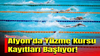 Afyonkarahisar Belediyesi, yüzme öğrenmek isteyen yetişkinler ve çocuklar için yüzme