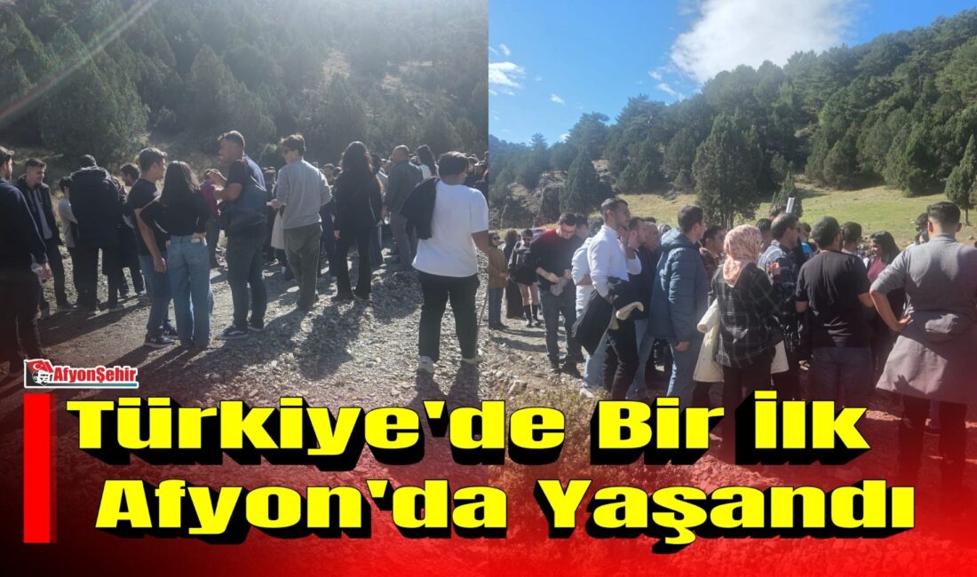 Afyonkarahisar’ın Hocalar ilçesindeki Küfü Vadisi’nde düzenlenen ortak derste, beş farklı
