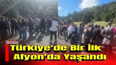 Afyonkarahisar’ın Hocalar ilçesindeki Küfü Vadisi’nde düzenlenen ortak derste, beş farklı