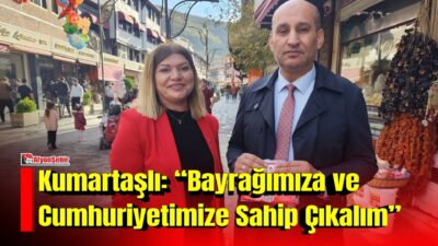 Afyonkarahisar Şehit ve Gaziler Derneği Başkanı İsmail Kumartaşlı, Cumhuriyetimizin 103.