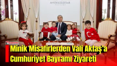 Afyonkarahisar’da Cumhuriyet Bayramı’nın 103. yıl dönümü kutlamaları kapsamında Vali Dr.
