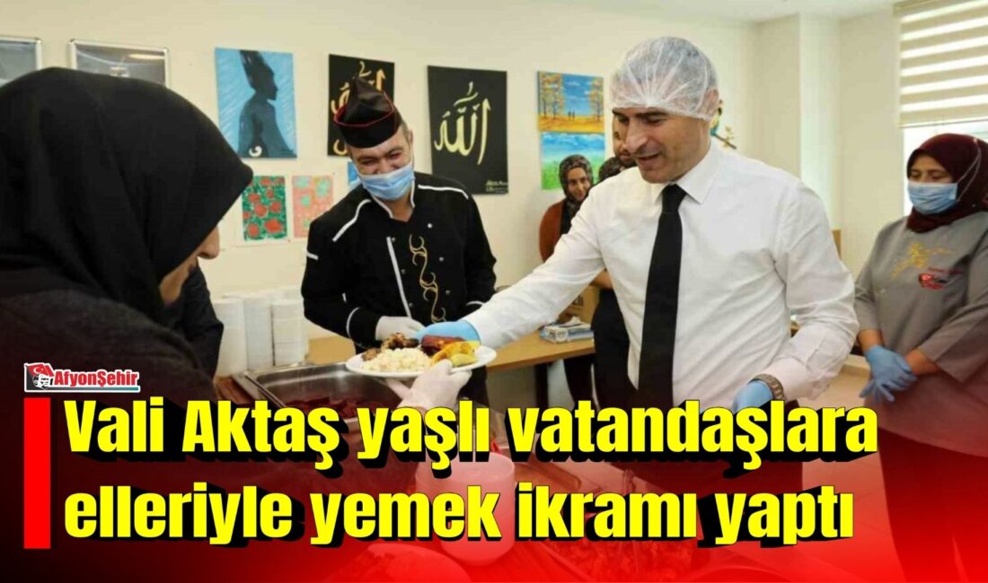 Afyonkarahisar Valisi Dr. Naci Aktaş 1 Ekim Dünya Yaşlılar Günü