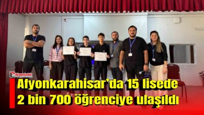Afyonkarahisar Gençlik ve Spor İl Müdürlüğü tarafından yürütülen saha çalışmaları