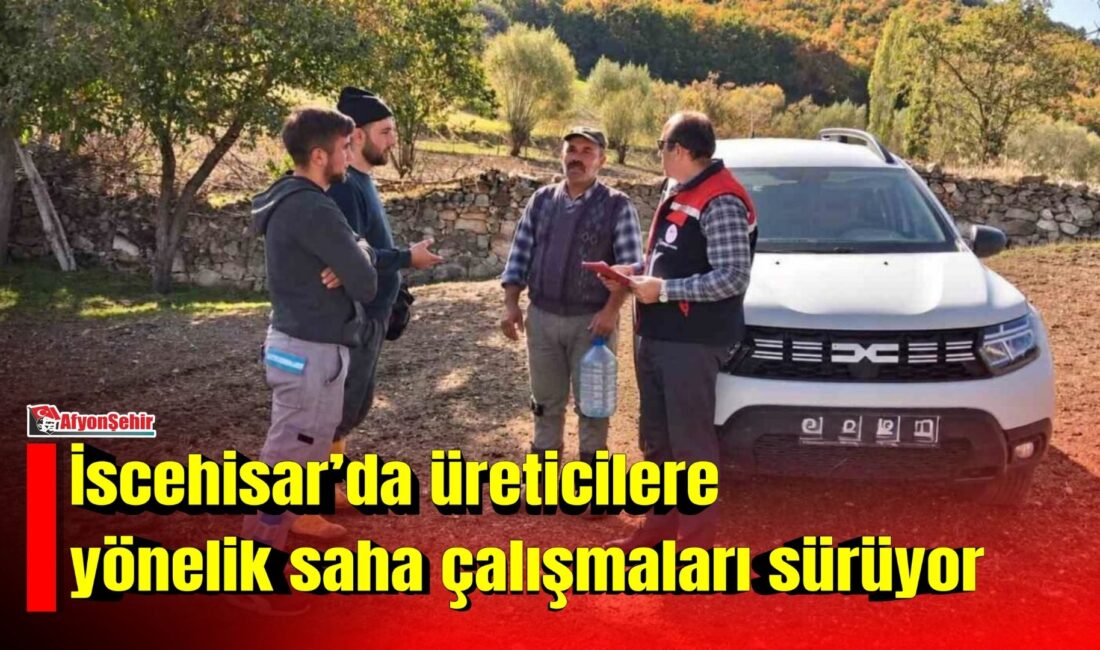 Afyonkarahisar’ın İscehisar ilçesinde tarımsal üretimin verim ve kalitesinin artırılması amacıyla
