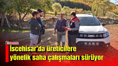 Afyonkarahisar’ın İscehisar ilçesinde tarımsal üretimin verim ve kalitesinin artırılması amacıyla