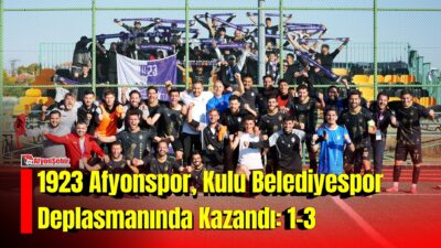 1923 Afyonspor, Kulu Belediyespor deplasmanında aldığı 3-1’lik galibiyetle hanesine 3
