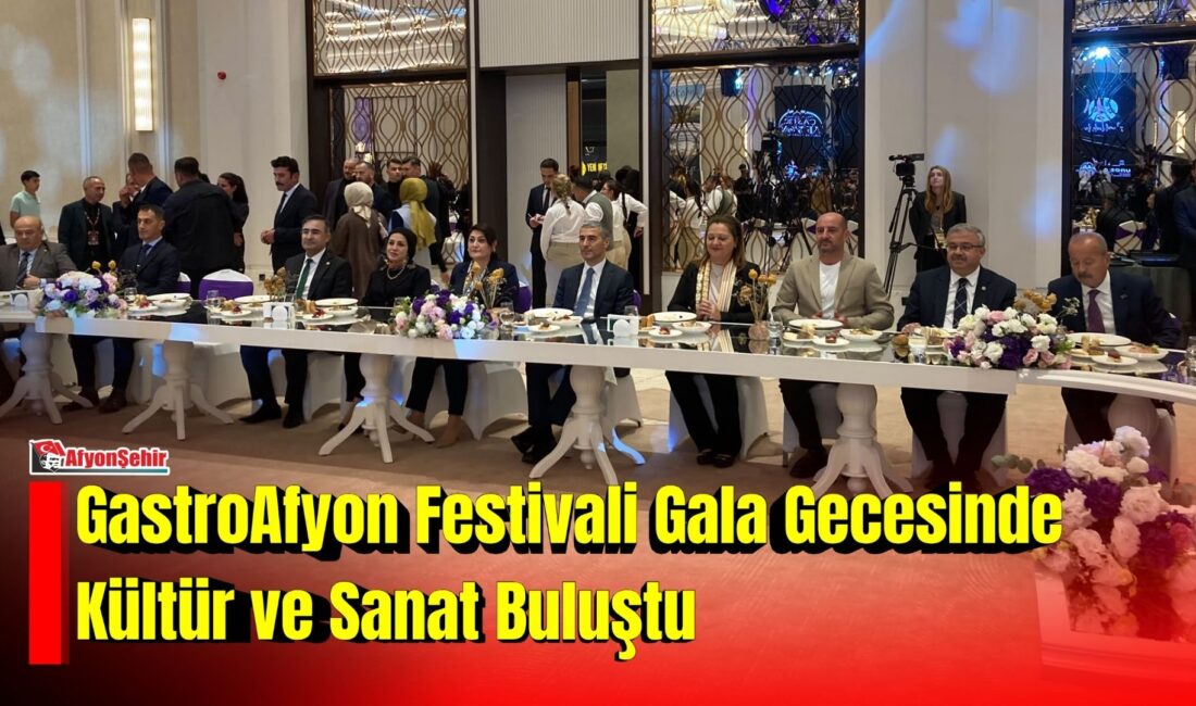 Afyonkarahisar’da bu yıl 8’incisi düzenlenen Uluslararası GastroAfyon Turizm ve Lezzet