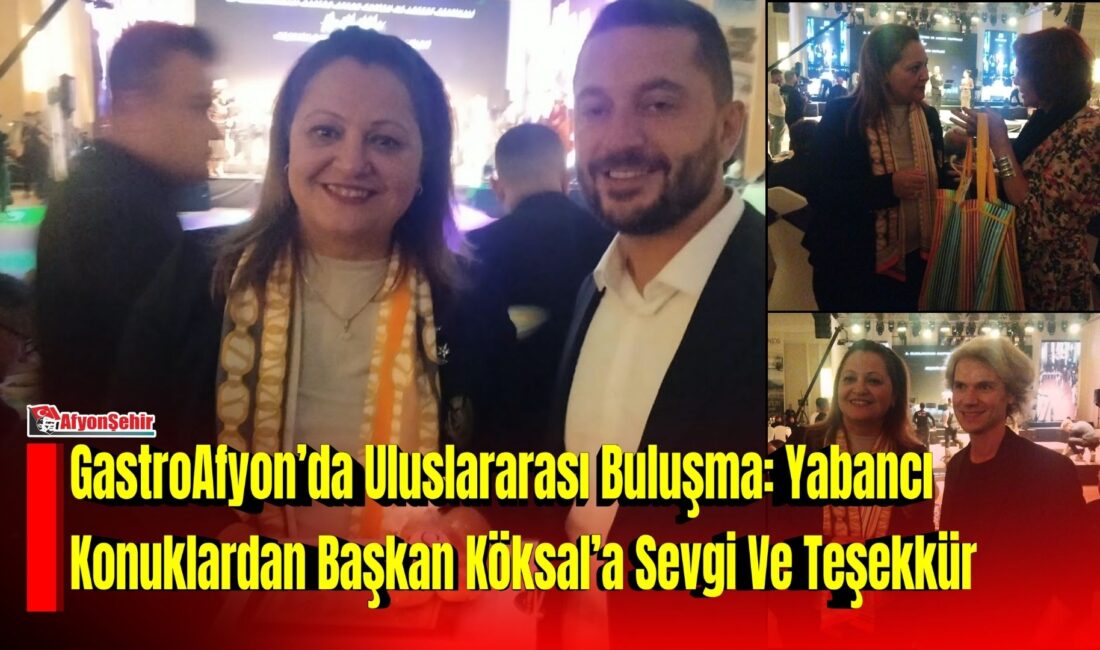 8. Uluslararası GastroAfyon Turizm ve Lezzet Festivali, ilk gününde Türkiye’nin